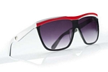 FO 351A 64 Black Frame Red / White Temple
